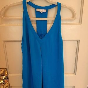 Blue racerback sleeveless top by Banana Republic